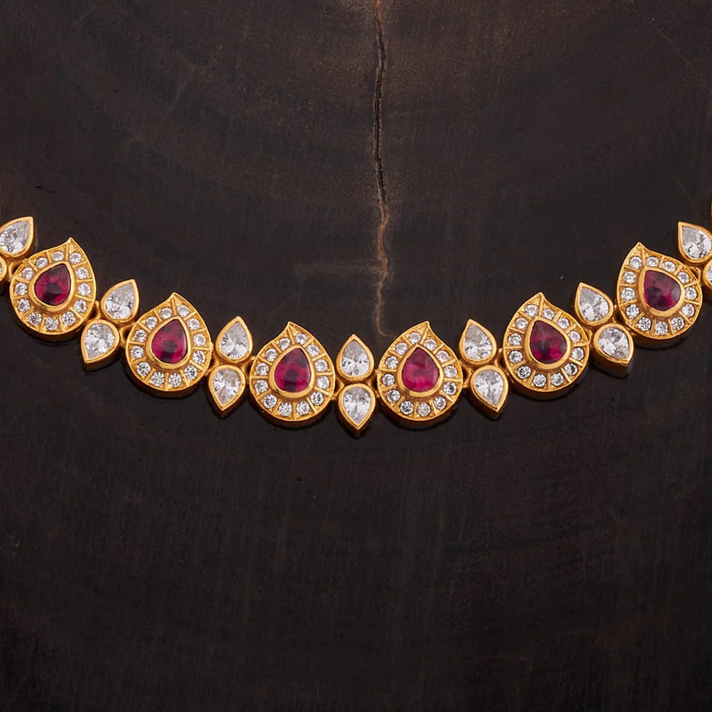 Silver Temple Necklace traditional look