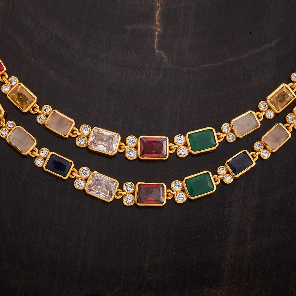 Silver Temple Necklace sit gracefully