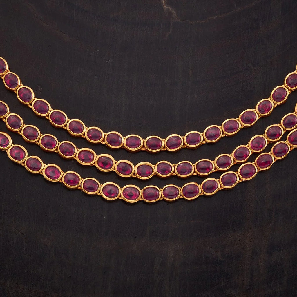 Silver Temple Necklace multiple layers