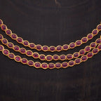 Silver Temple Necklace multiple layers