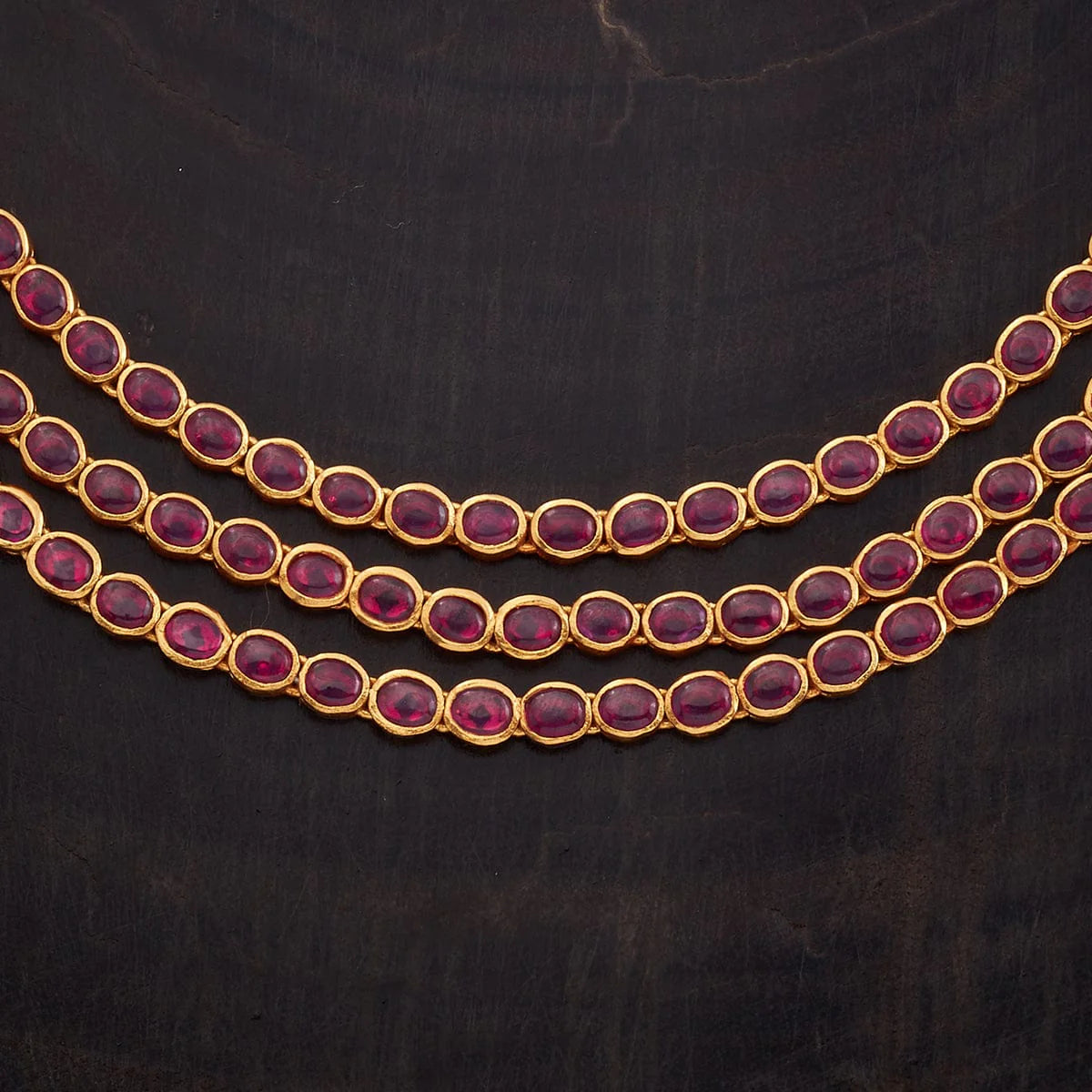 Silver Temple Necklace multiple layers