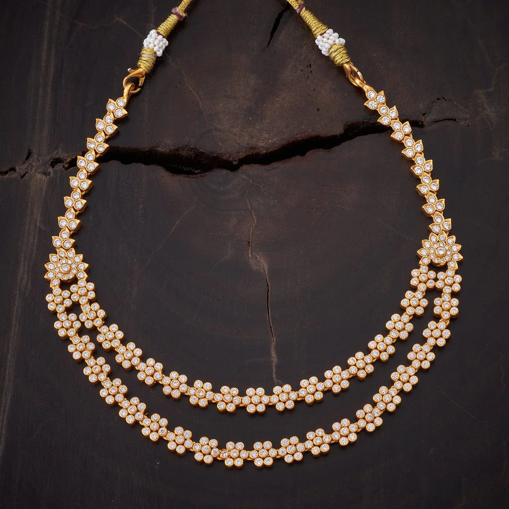 Silver Temple Necklace attractive spinal stones