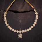 Silver Temple Necklace Spinal & Zircon