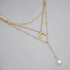Trendy White Stone Necklace