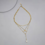 Trendy White Stone Necklace