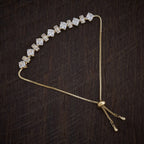 Zircon Bracelet The rectangular and diamond-shaped