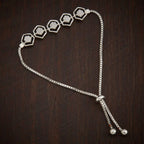 Zircon Bracelet hexagons embellished with glory