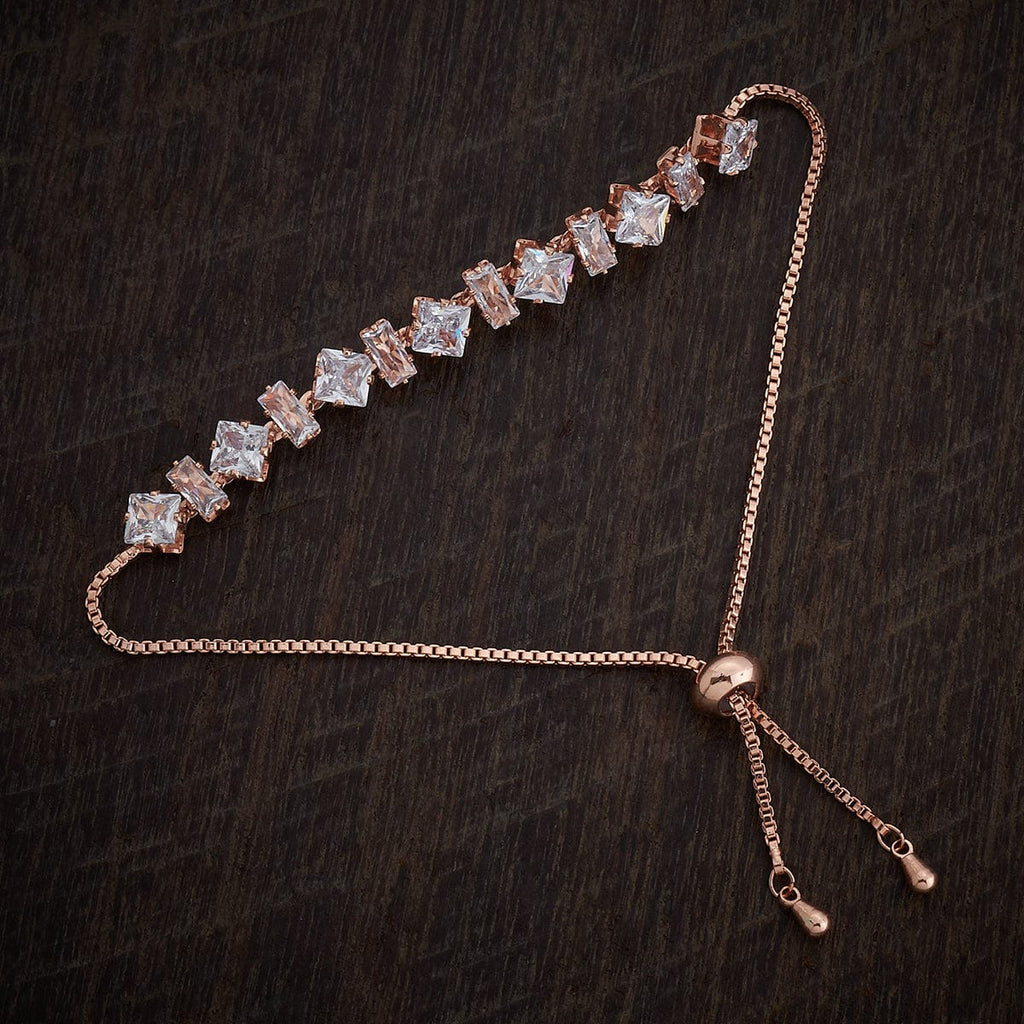 Zircon Bracelet The rectangular and diamond-shaped