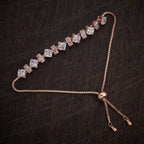 Zircon Bracelet The rectangular and diamond-shaped