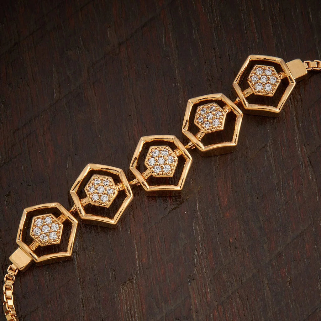 Zircon Bracelet hexagons embellished with glory