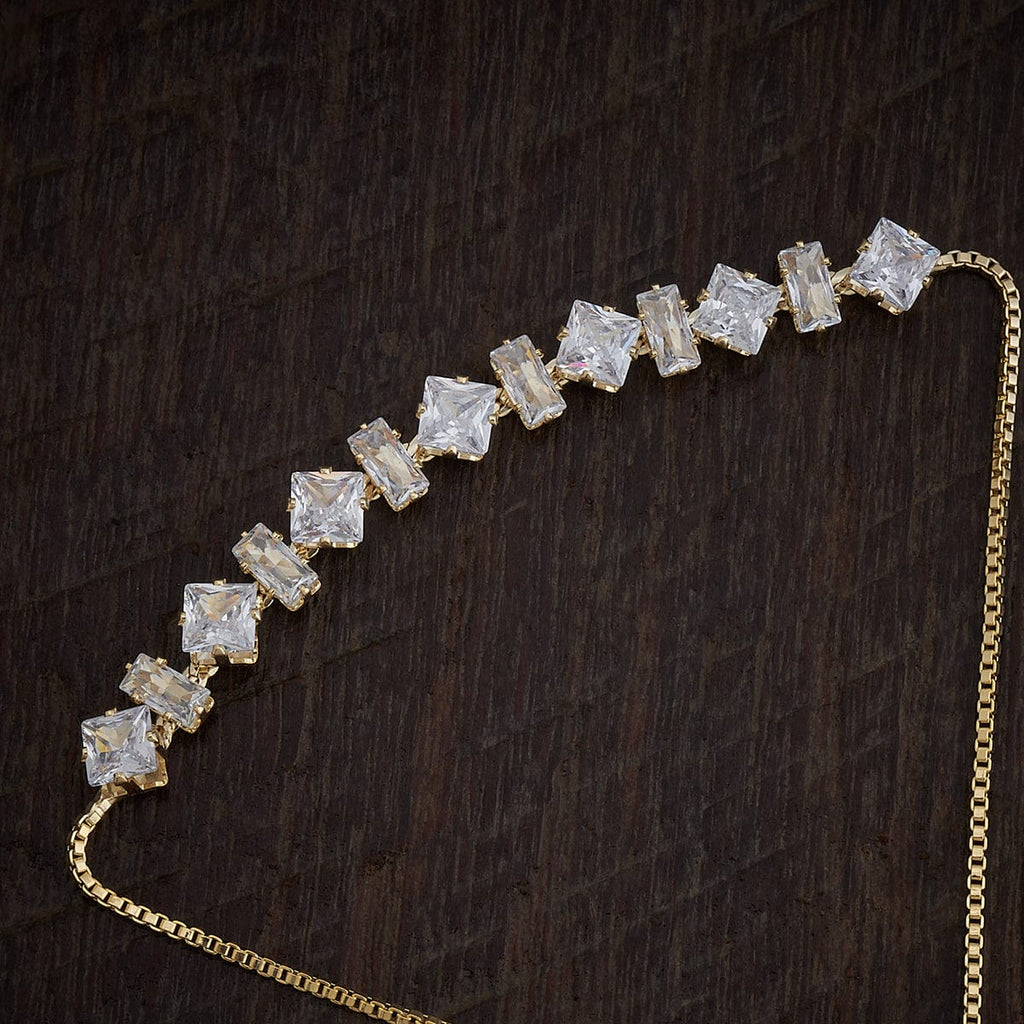 Zircon Bracelet The rectangular and diamond-shaped