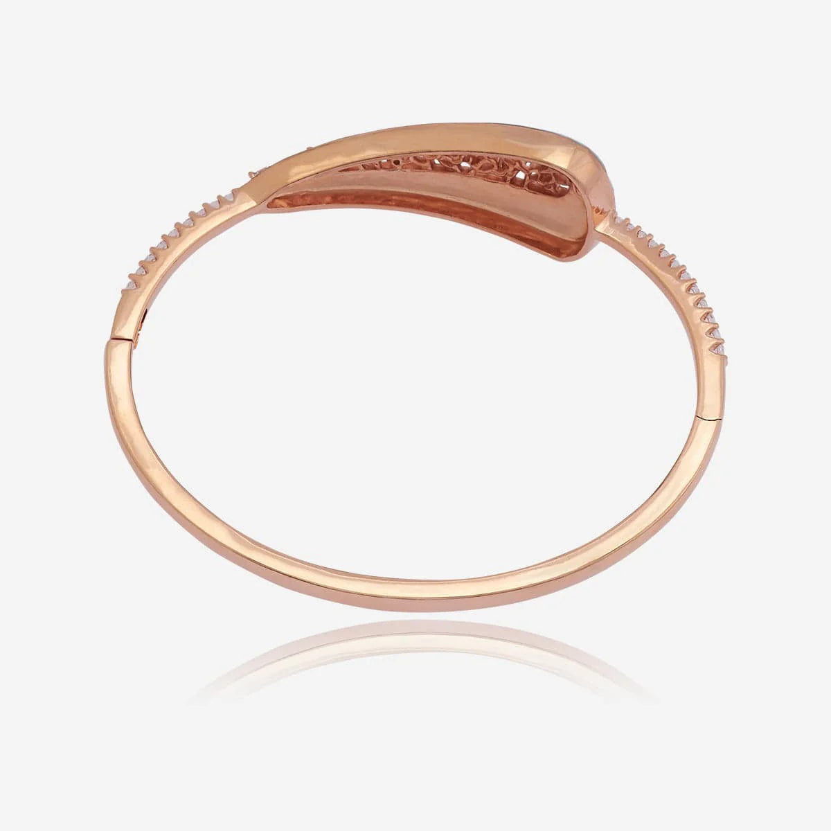 Meenakari Zircon Kada Meenakari craftsmanship