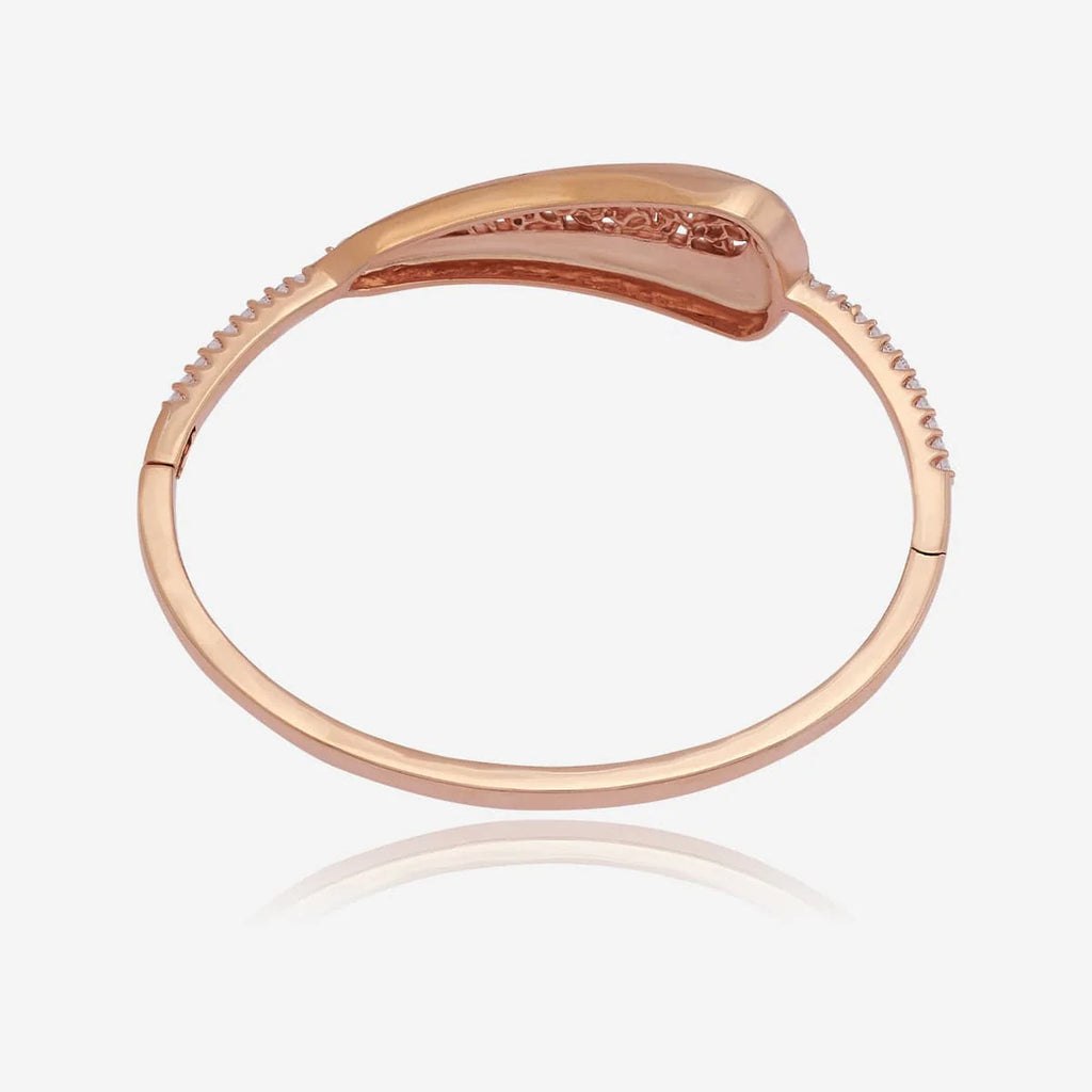 Meenakari Zircon Kada Meenakari craftsmanship