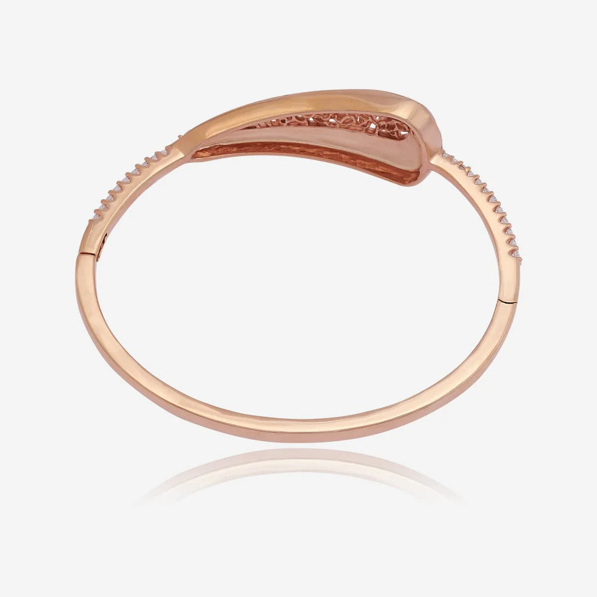 Meenakari Zircon Kada Meenakari craftsmanship