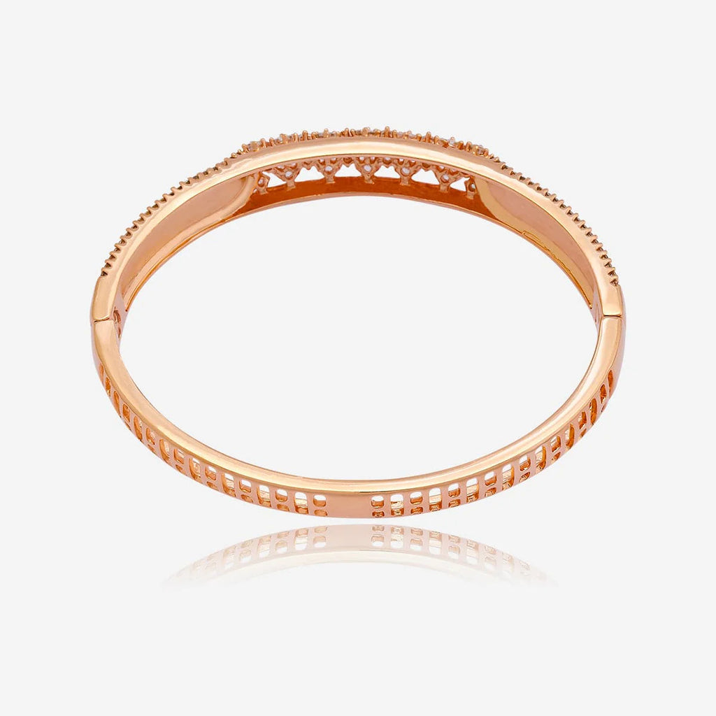 Meenakari Zircon Kada  pink & lavender colour