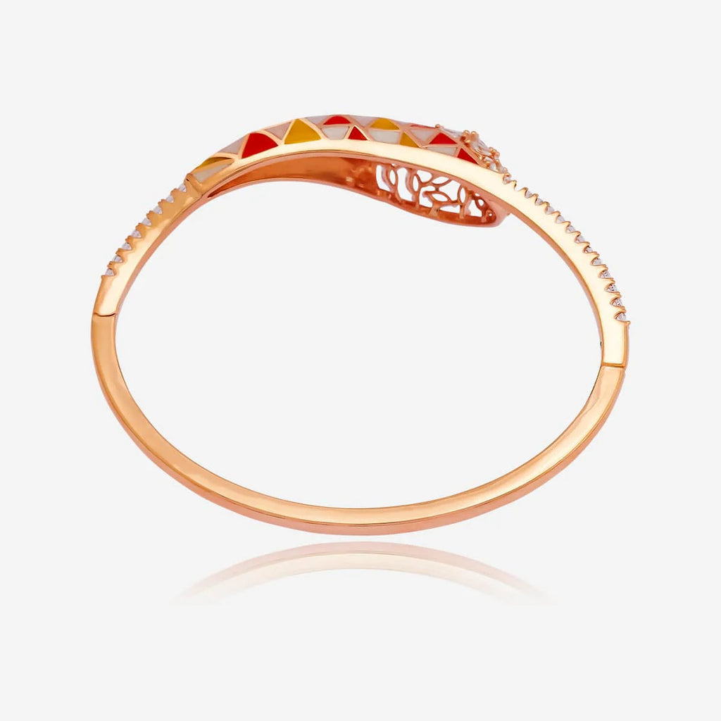 Meenakari Zircon Kada 12