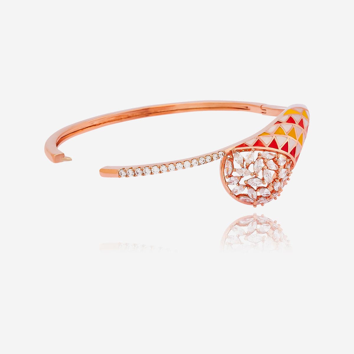 Meenakari Zircon Kada 12