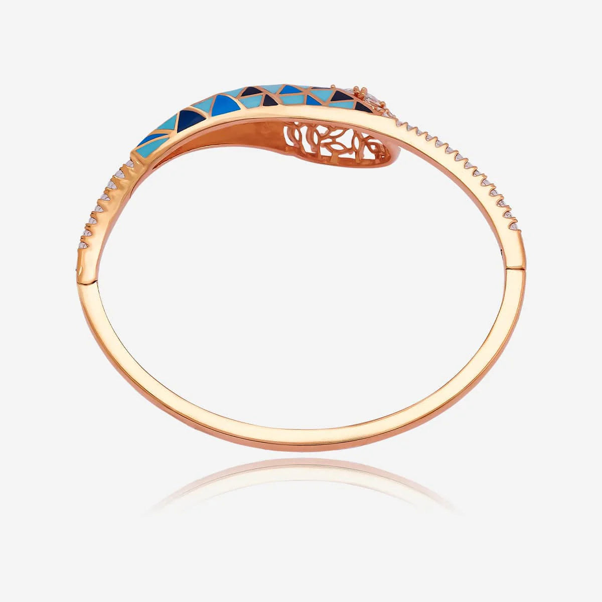 Meenakari Zircon Kada 12