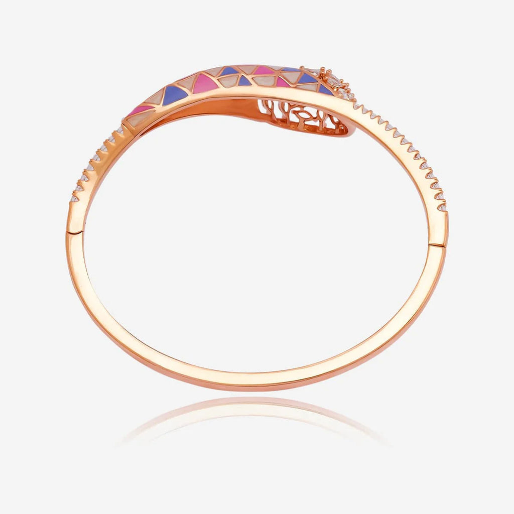 Meenakari Zircon Kada 12