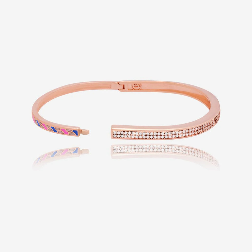 Meenakari Zircon Kada perfect for adding