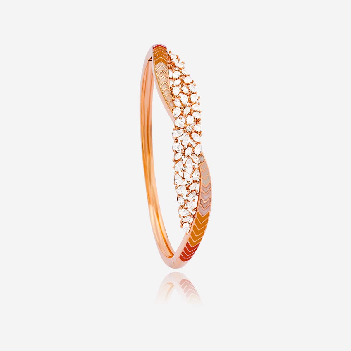 Meenakari Zircon Kada 4