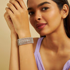 Zircon Kada sparkle to any outfit
