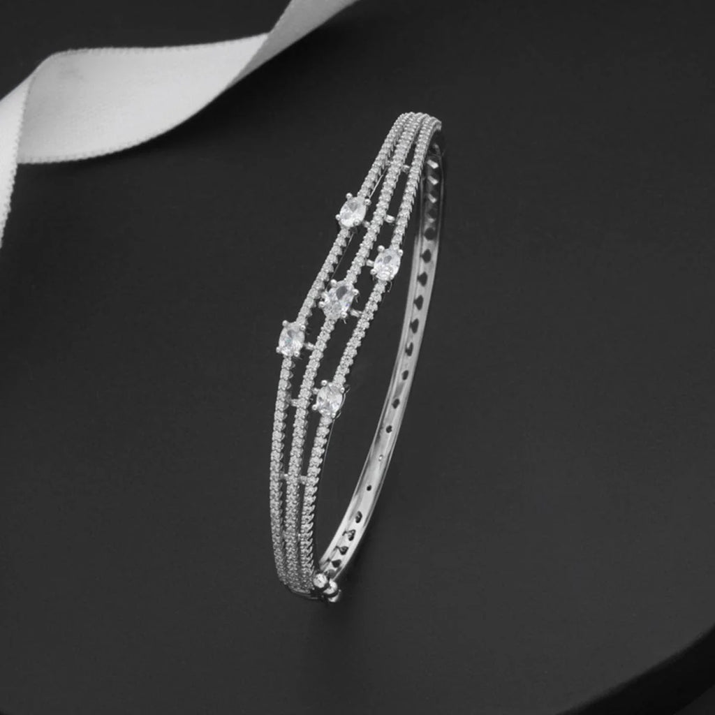 Zircon Kada stunning polishes- rodium