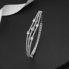 Zircon Kada stunning polishes- rodium