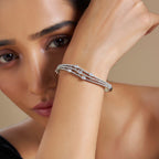 Zircon Kada stunning polishes- rodium