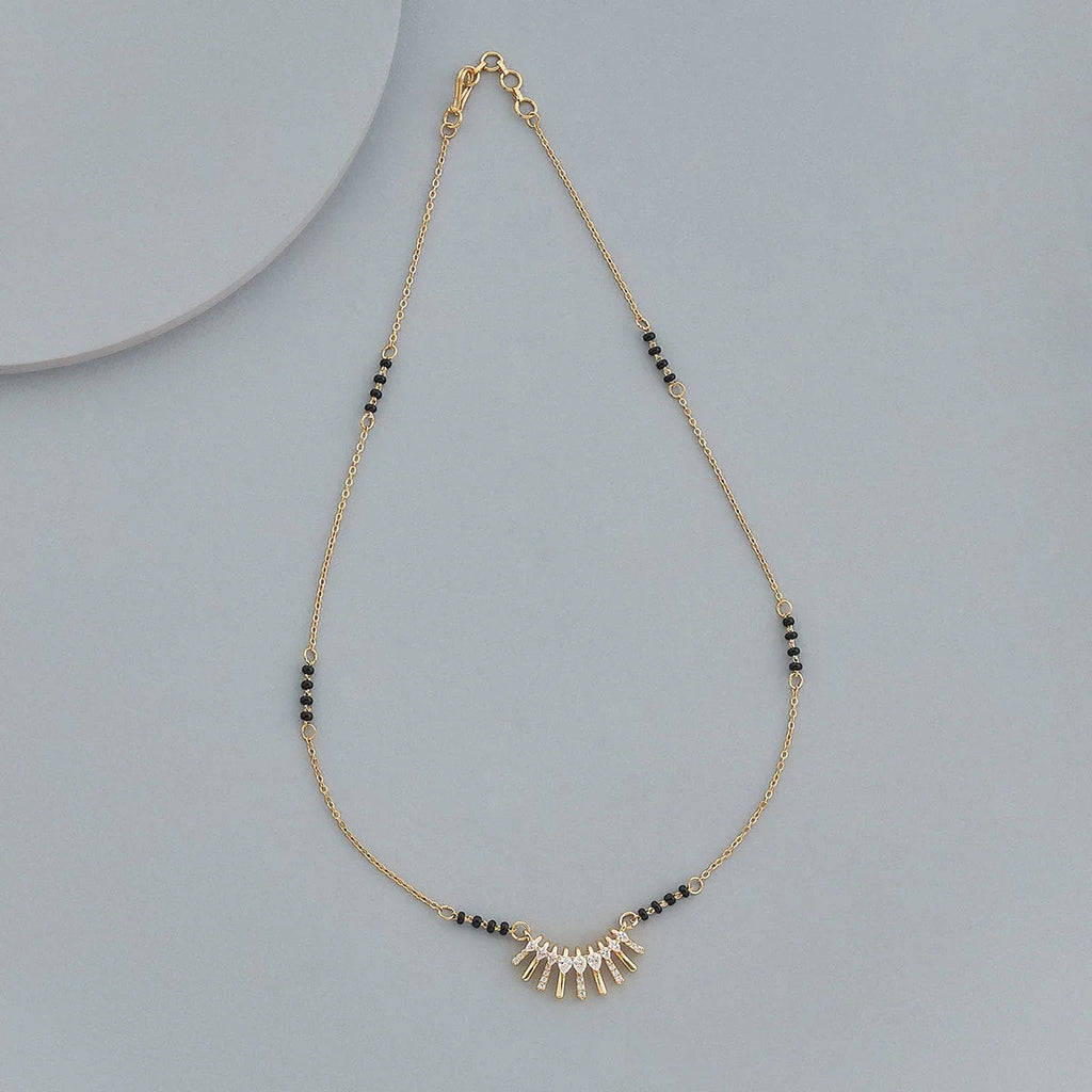 Zircon Mangalsutra Adjustable Chain