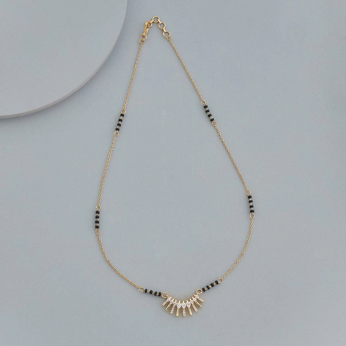 Zircon Mangalsutra Adjustable Chain