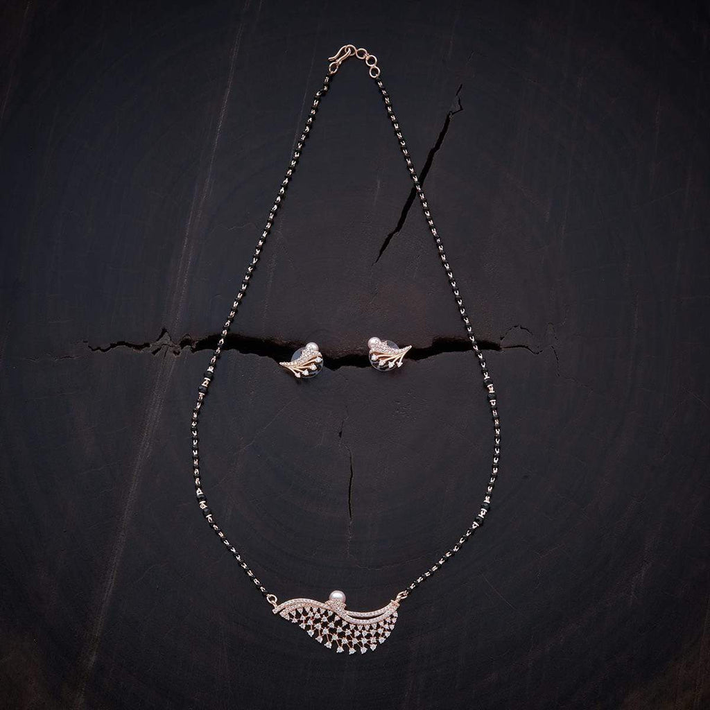 Zircon Mangalsutra Experience the purity