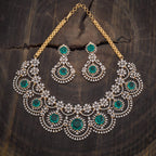 Zircon Necklace Closure Earring