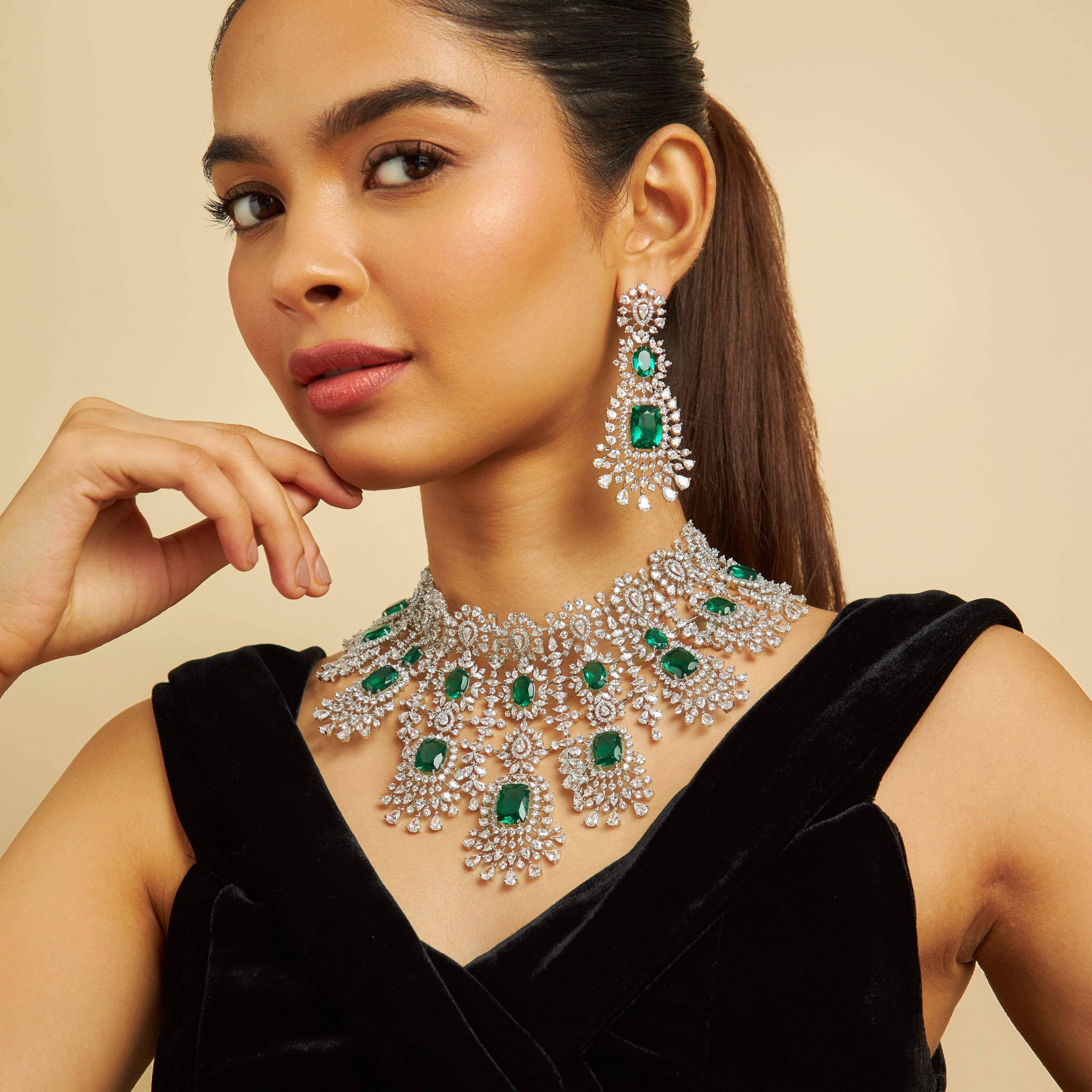 Zircon Necklace radiant piece designed to elevate any ensemble