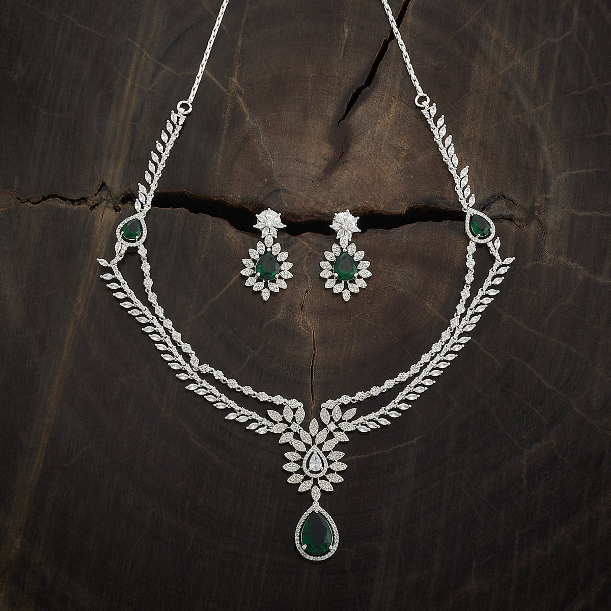 Zircon Necklace shimmer brightly