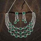 Zircon Necklace Layered