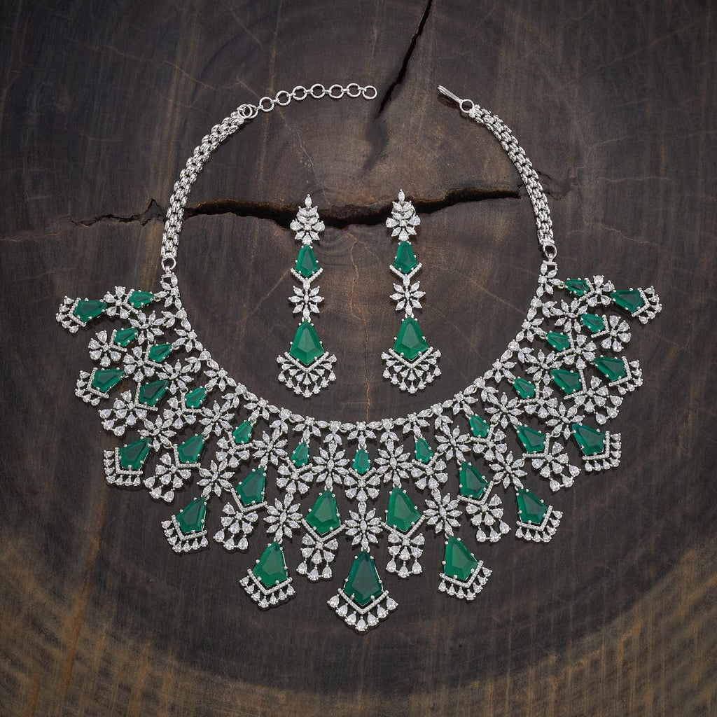 Zircon Necklace Adjustable Chain