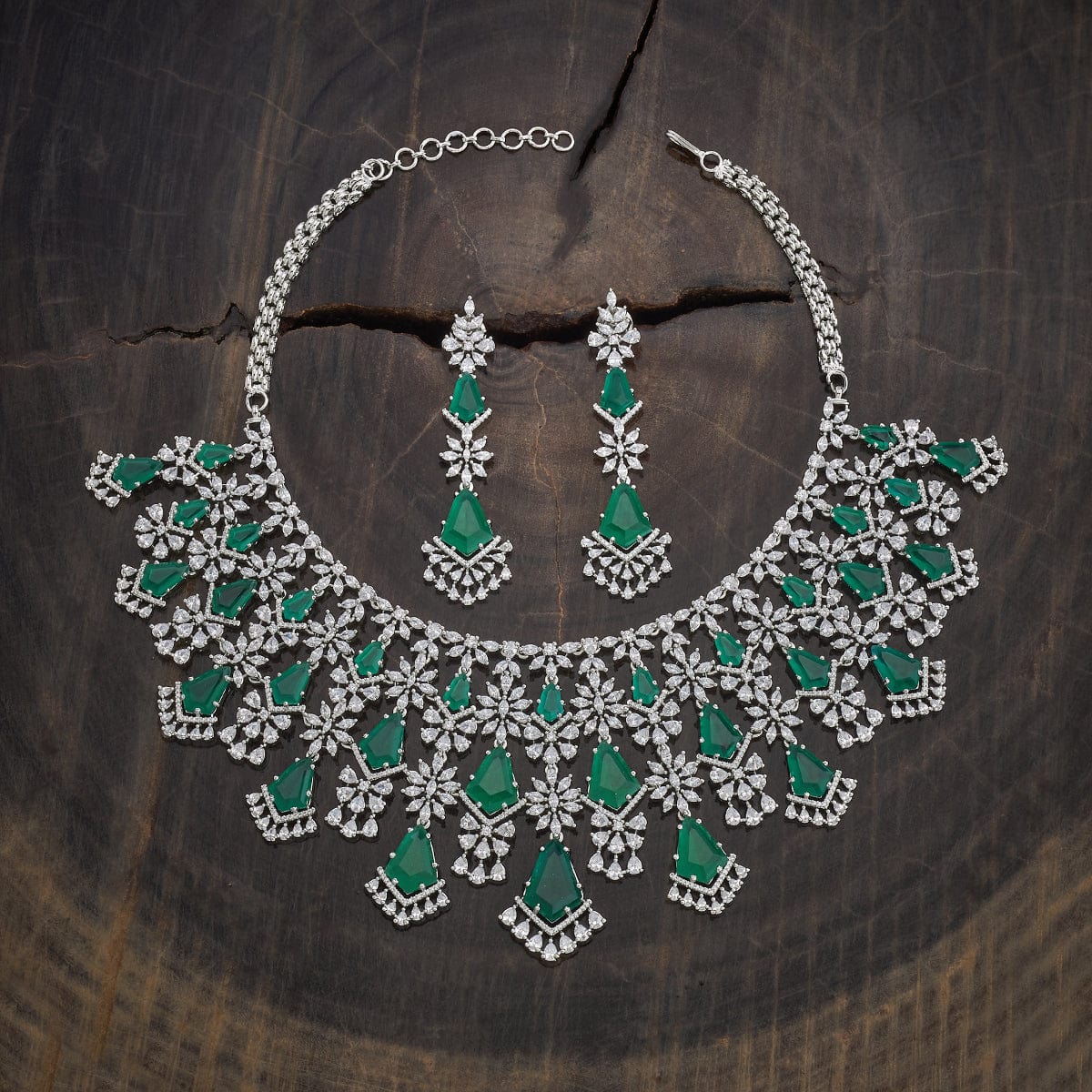 Zircon Necklace Adjustable Chain