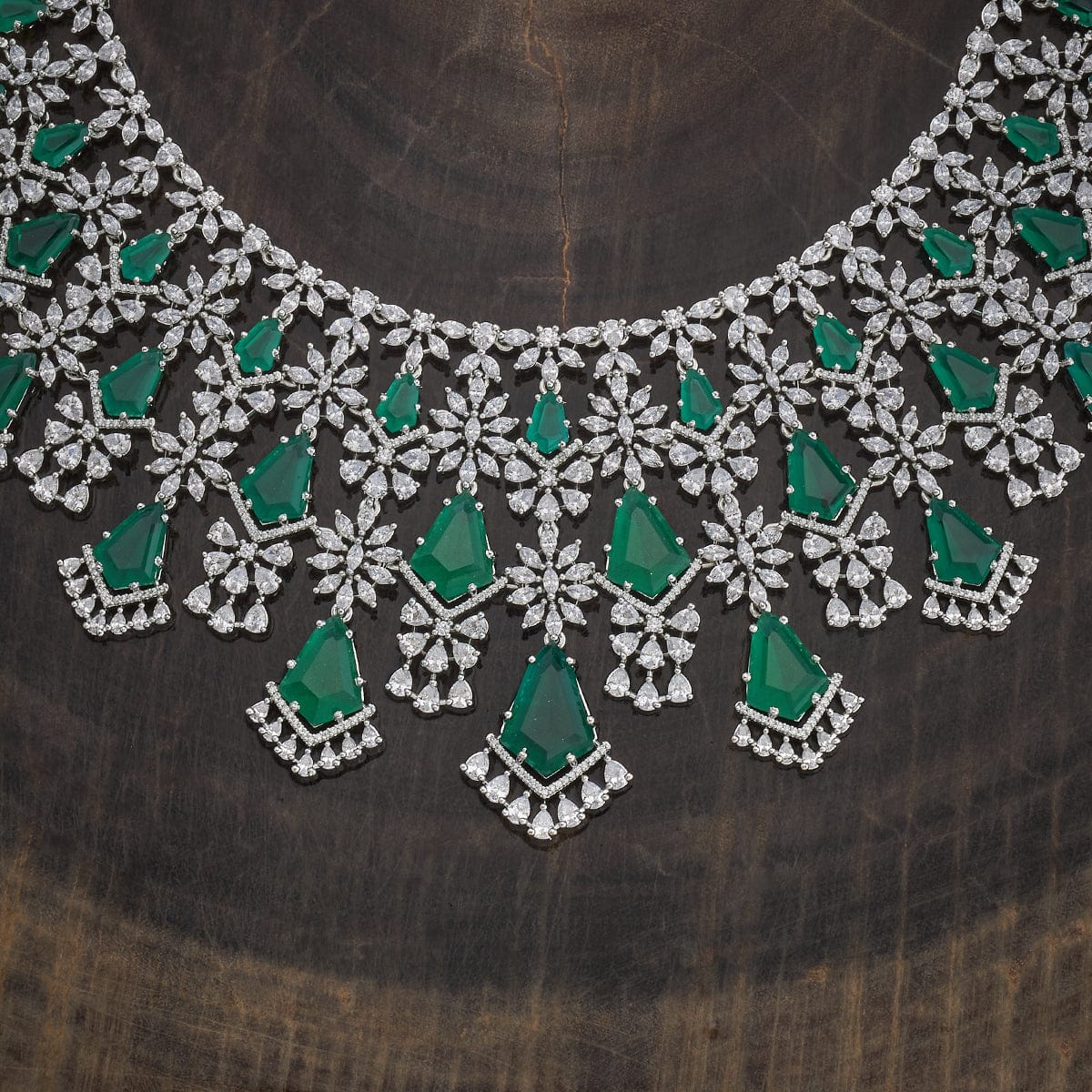 Zircon Necklace Adjustable Chain