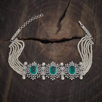Zircon Necklace Stones Chain jewellery