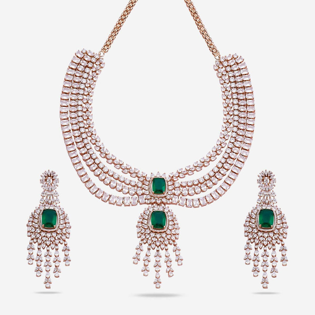 Zircon Necklace colourful zircon stones