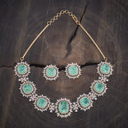 Zircon Necklace blue