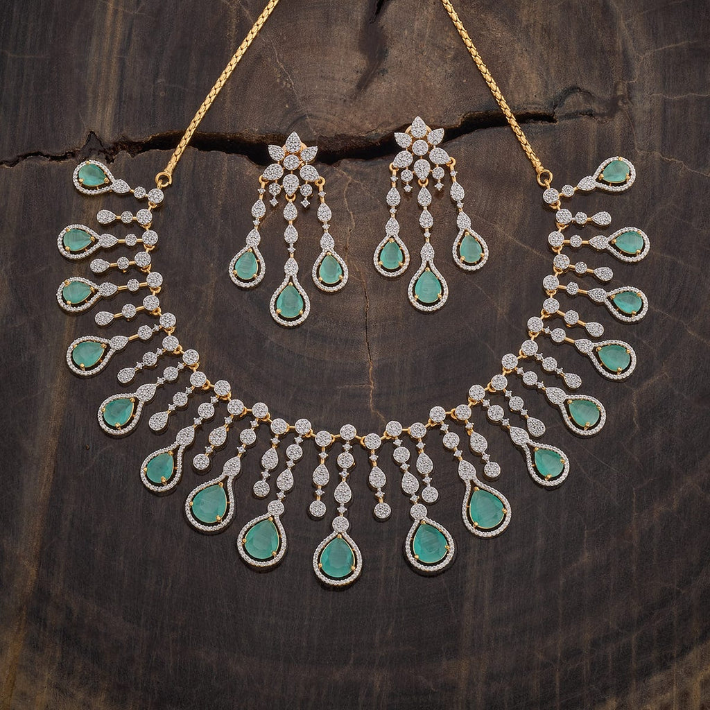 Zircon Necklace Short