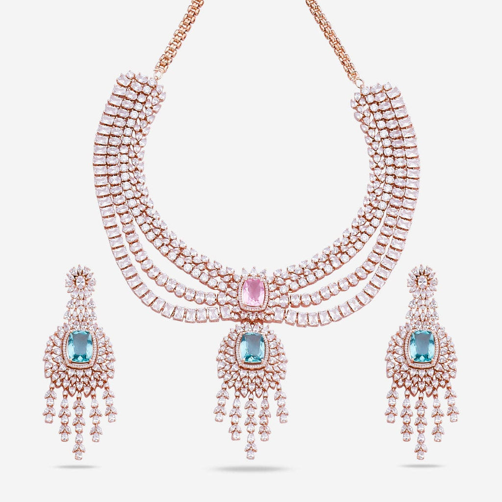 Zircon Necklace colourful zircon stones