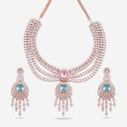 Zircon Necklace colourful zircon stones