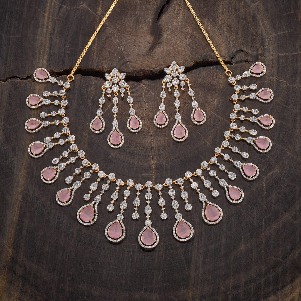 Zircon Necklace Short