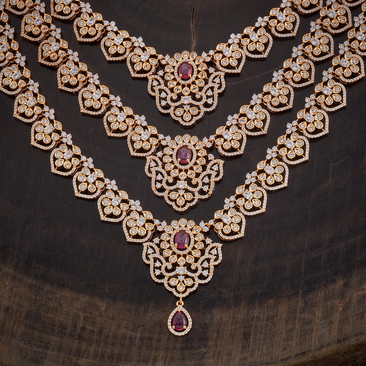 Zircon Necklace Style Layered