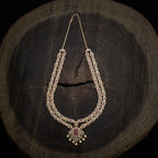 Zircon Necklace colours - ruby and green
