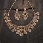 Zircon Necklace Copper Zircon