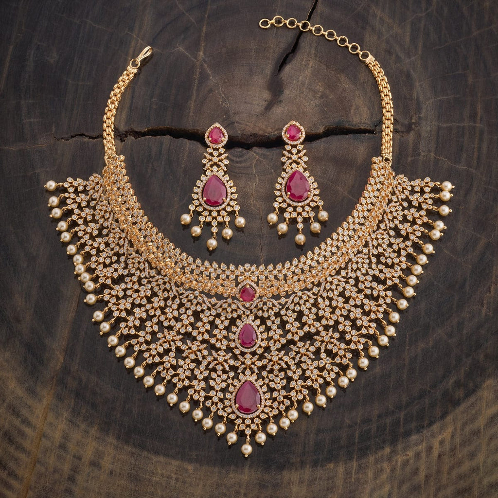 Zircon Necklace Copper jewellery